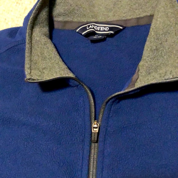 Land’sEnd men’s fleece pullover - Picture 8 of 11